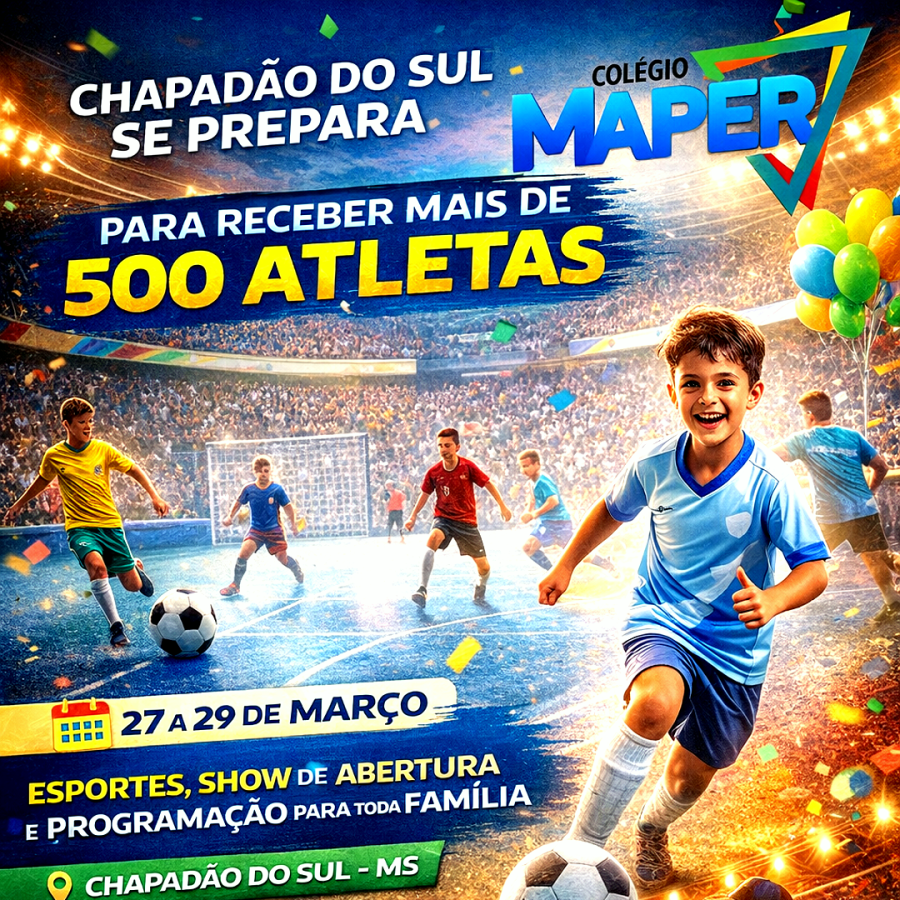 Chapadão do Sul se prepara para receber mais de 500 atletas na 3ª Copa Maper 2026