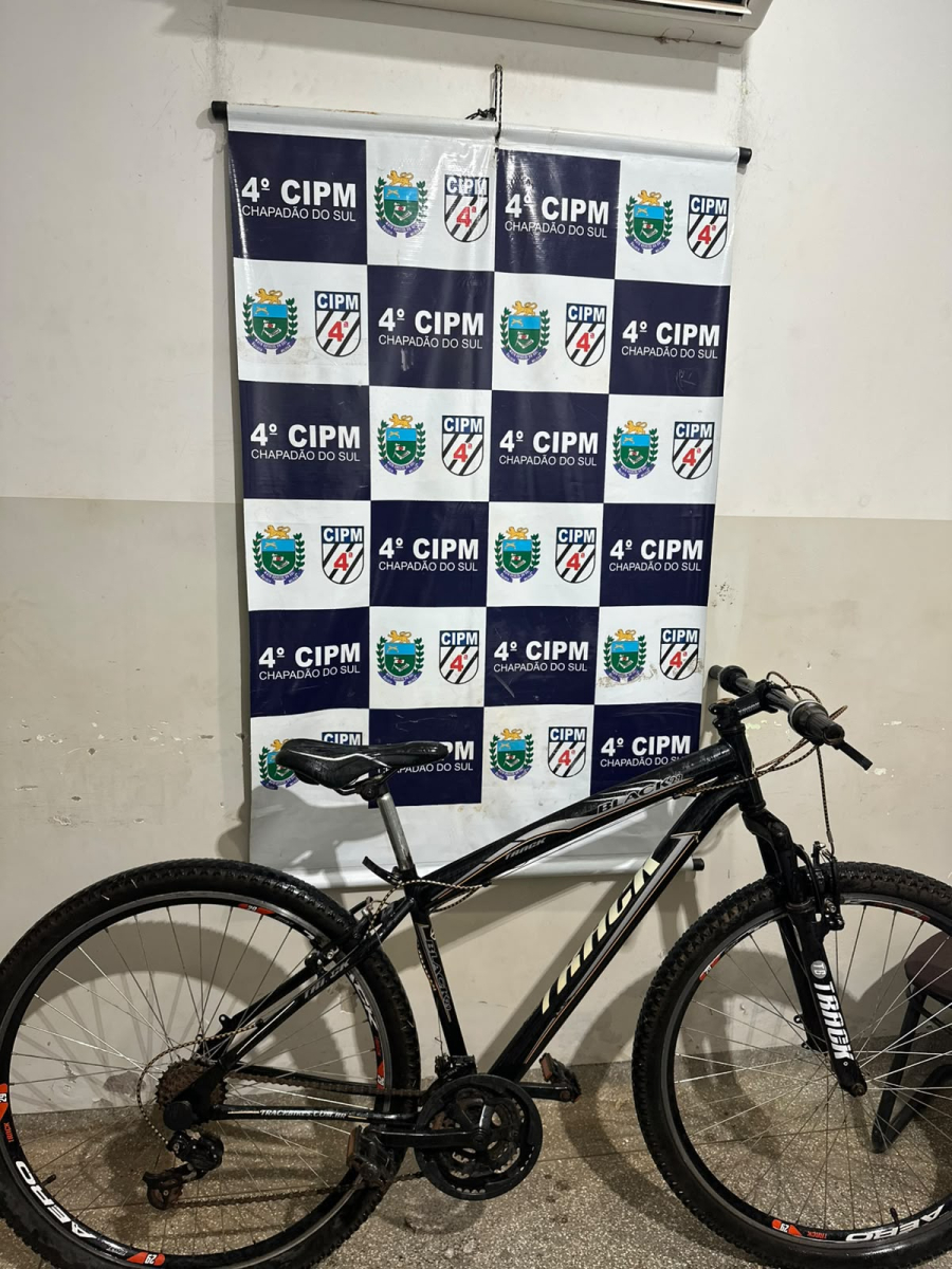 Bicicleta encontrada no Esplanada é entregue à Polícia Civil de Chapadão do Sul