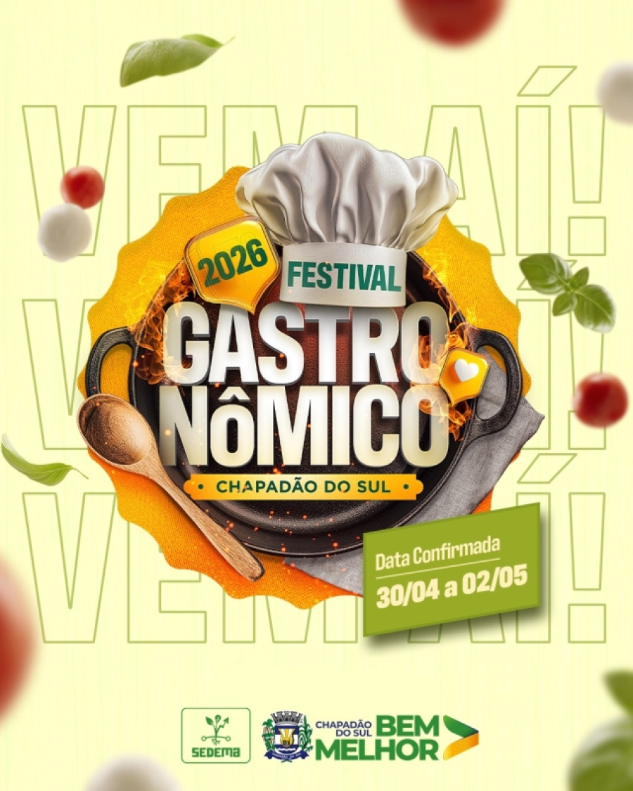 Chapadão do Sul se prepara para festival gastronômico que promete movimentar a cidade no fim de abril