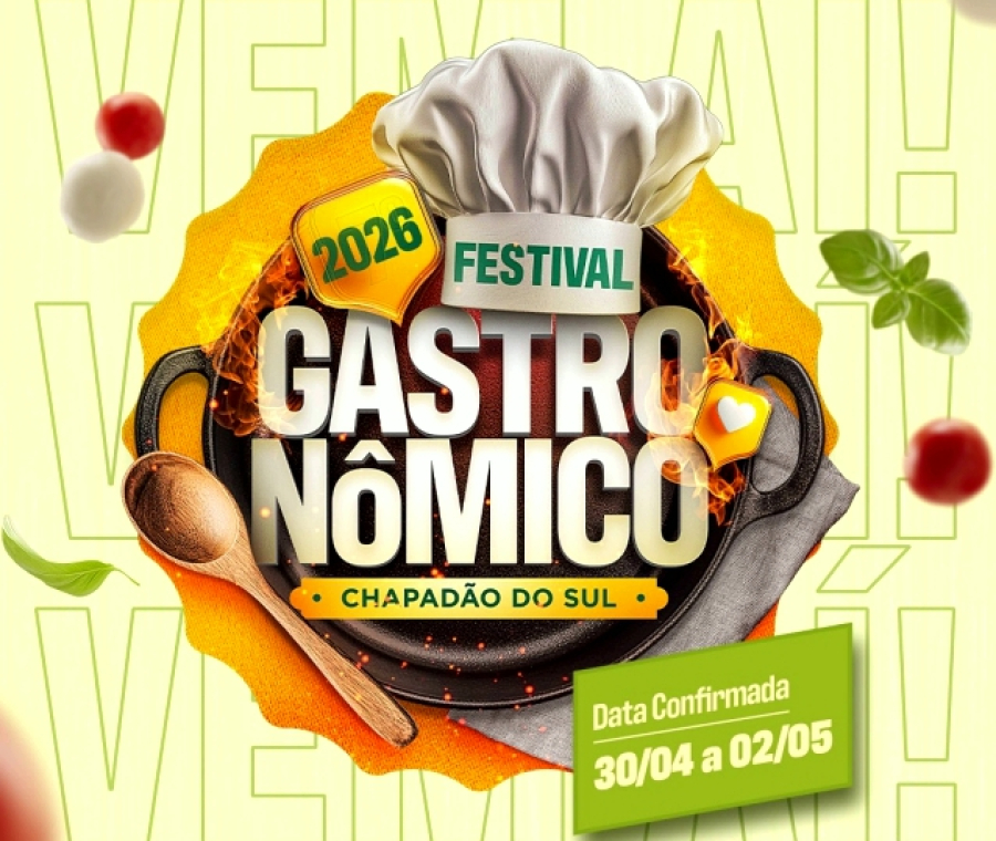 Festival Gastronômico movimenta Chapadão do Sul com shows e culinária a partir do dia 30