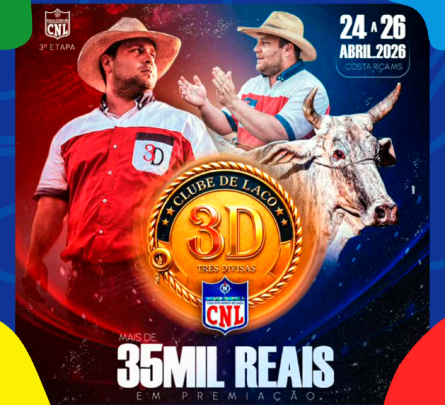 Costa Rica recebe etapa do Circuito Norte de Laço e deve atrair competidores de todo Mato Grosso do Sul
