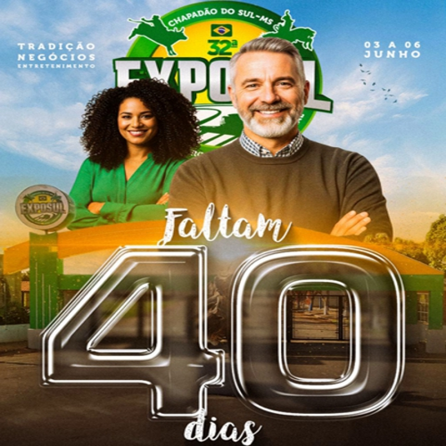 Faltam 40 dias: EXPO SUL 2026 já aquece economia e movimenta Chapadão do Sul