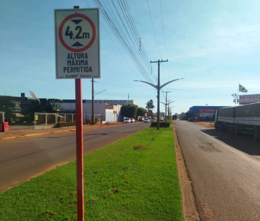 Chapadão do Sul passa a exigir autorização para caminhões acima de 4,20 m