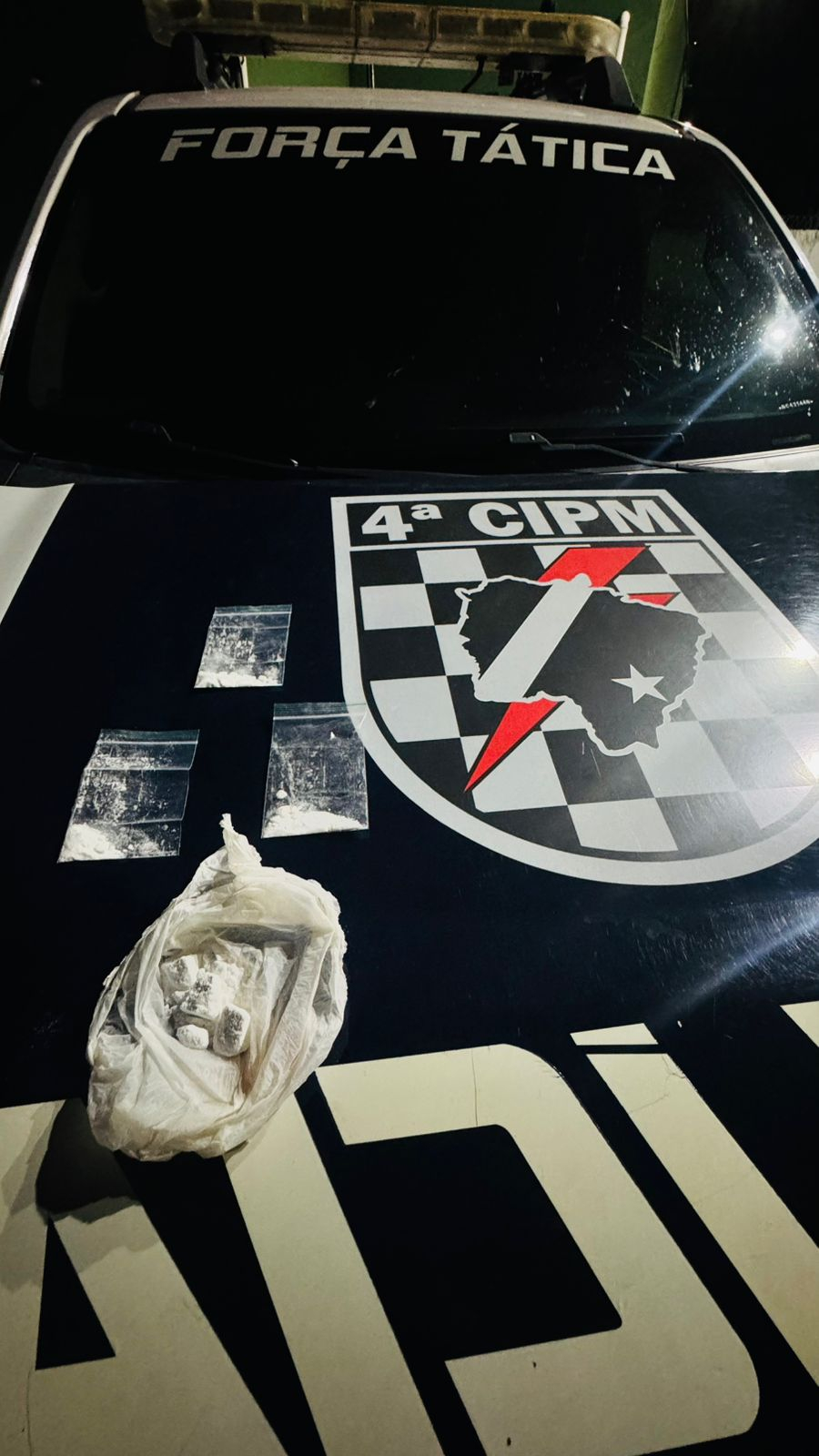 Flagrado com cocaína, homem é preso pela PM em Chapadão do Sul