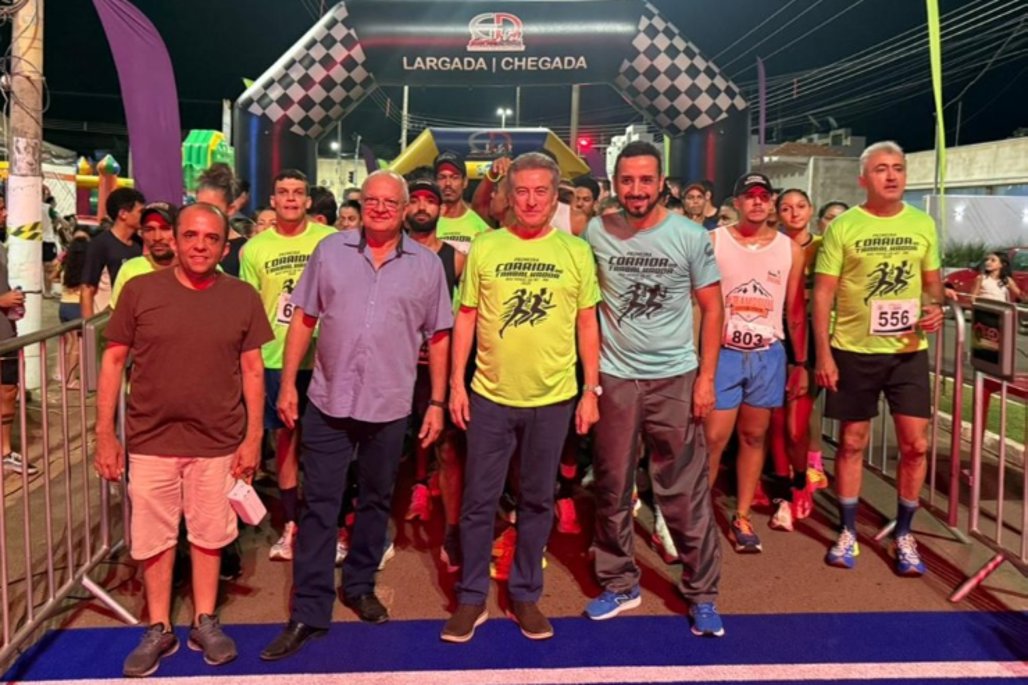 Hashioka prestigia Corrida do Trabalhador em Rio Verde e ressalta importância do esporte