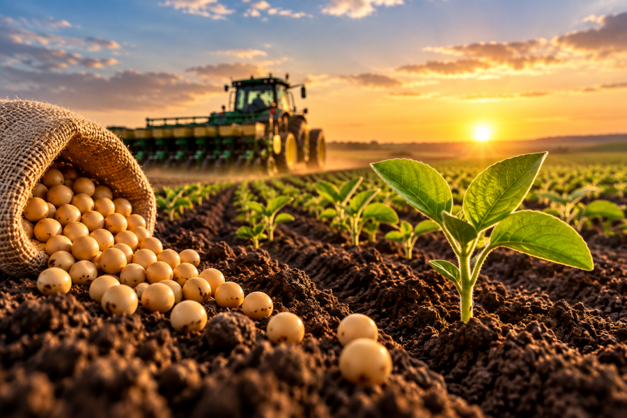 Safra de soja 2026/2027 deve ampliar área plantada em MS e coloca produtor diante de novos desafios