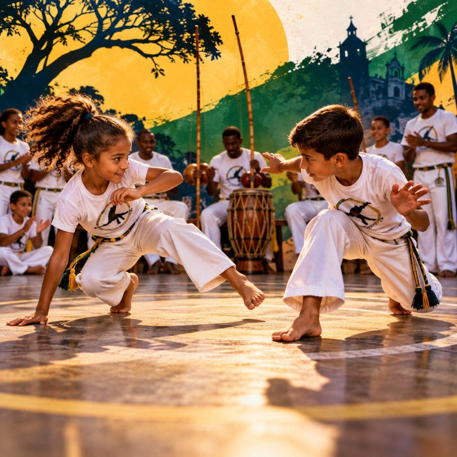 Chapadão do Sul recebe festival infantil de capoeira com participantes de quatro estados