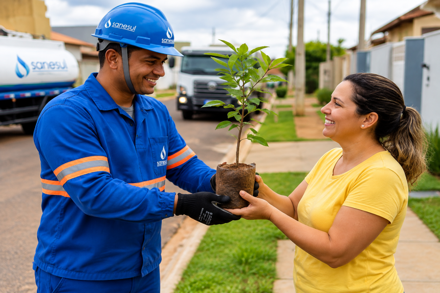 Projeto distribui mudas de árvores gratuitamente em Chapadão do Sul
