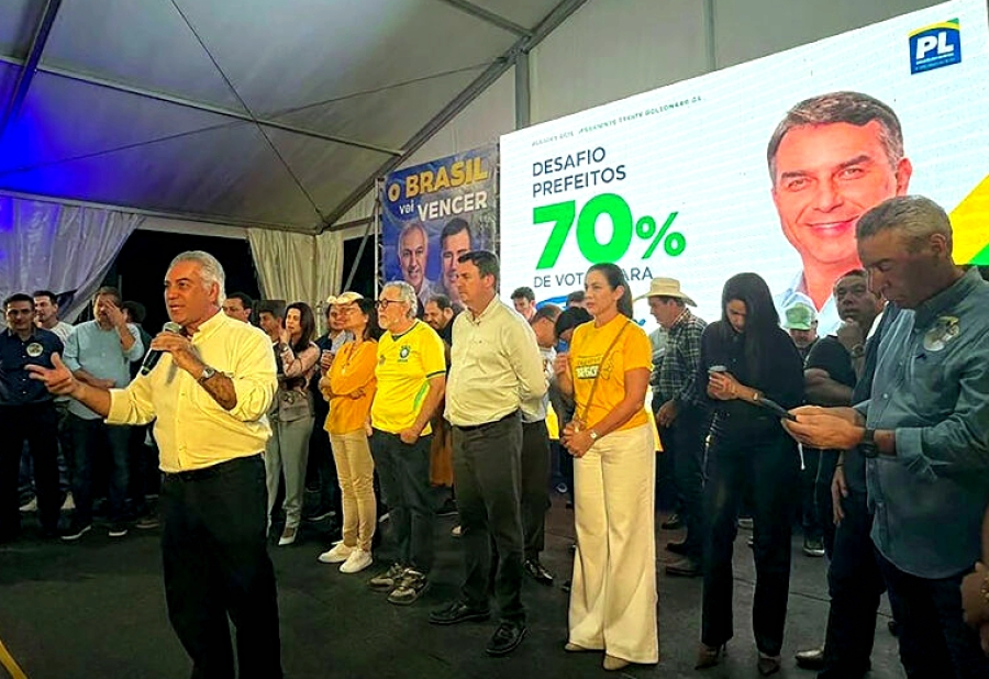 Azambuja promete emendas a municípios com maior votação para Flávio Bolsonaro em MS